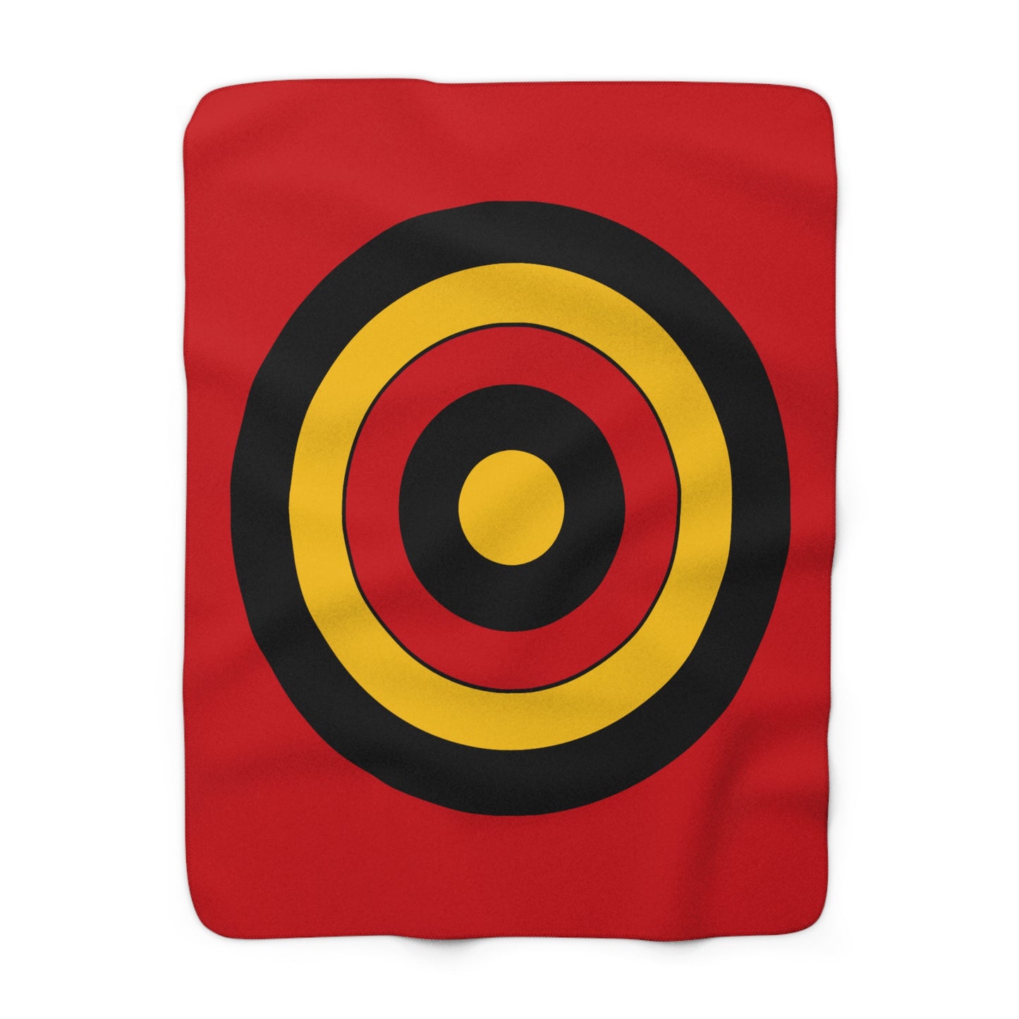 Timor Leste Retro Target Blanket Throw