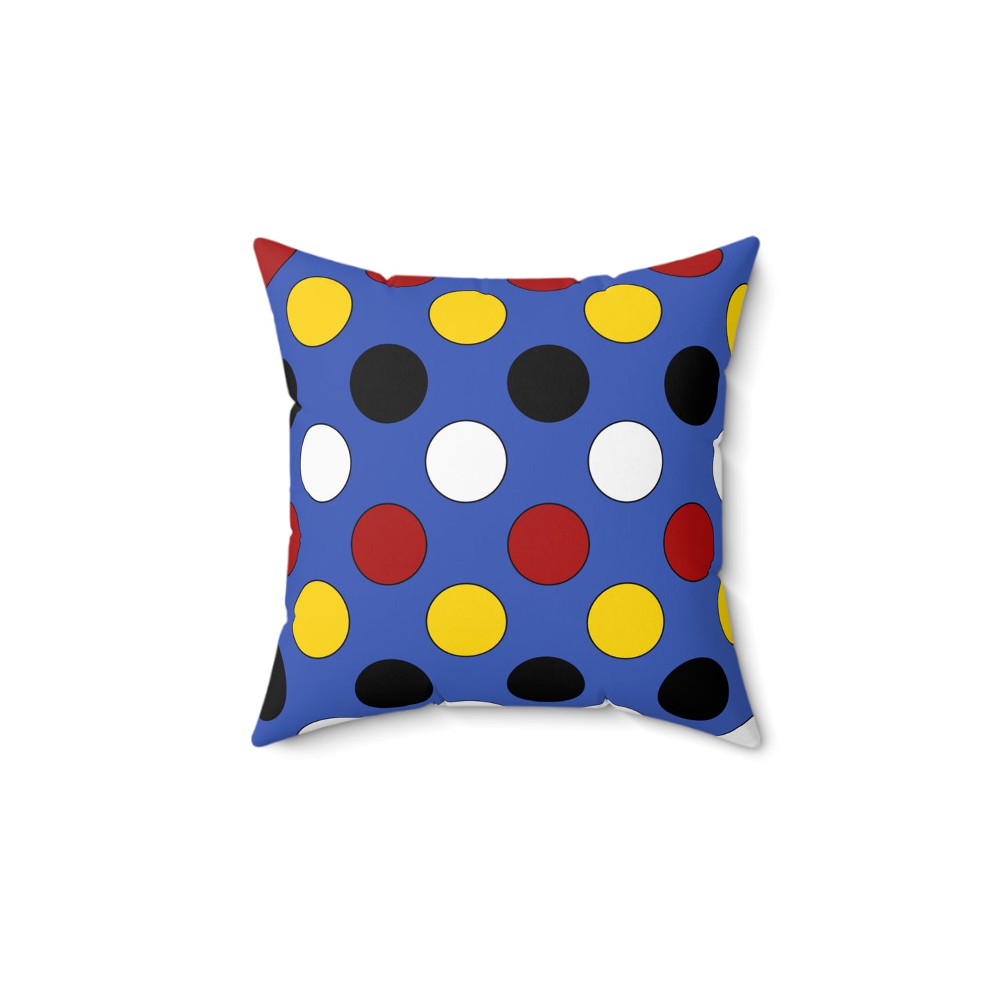Eswatini Retro Polka Dots Cushion Pillow