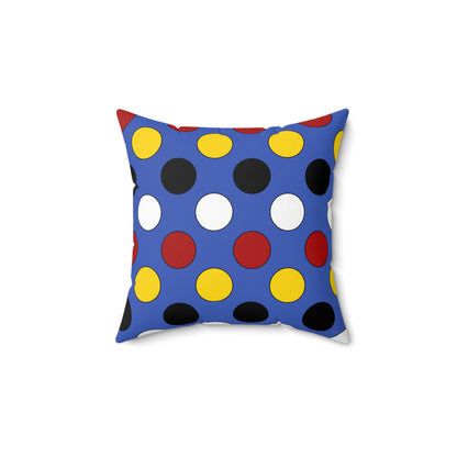 Eswatini Retro Polka Dots Cushion Pillow