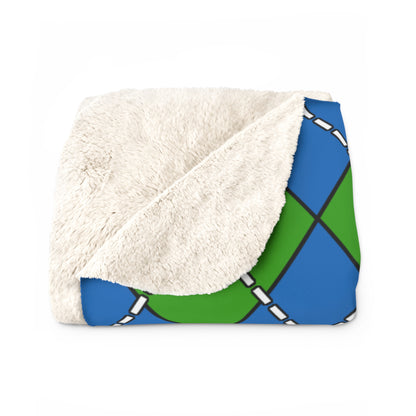 Gabon Retro Argyle Blanket Throw
