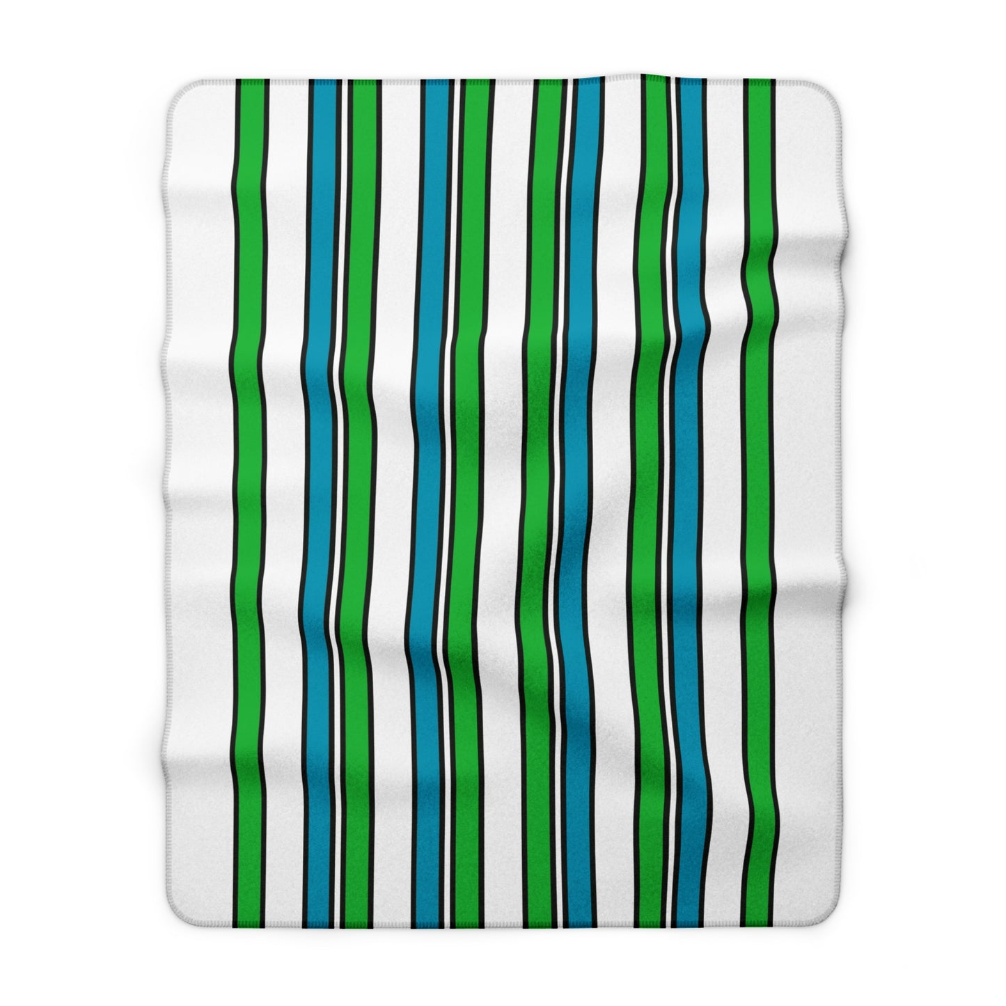 Uzbekistan Retro Stripes Blanket Throw