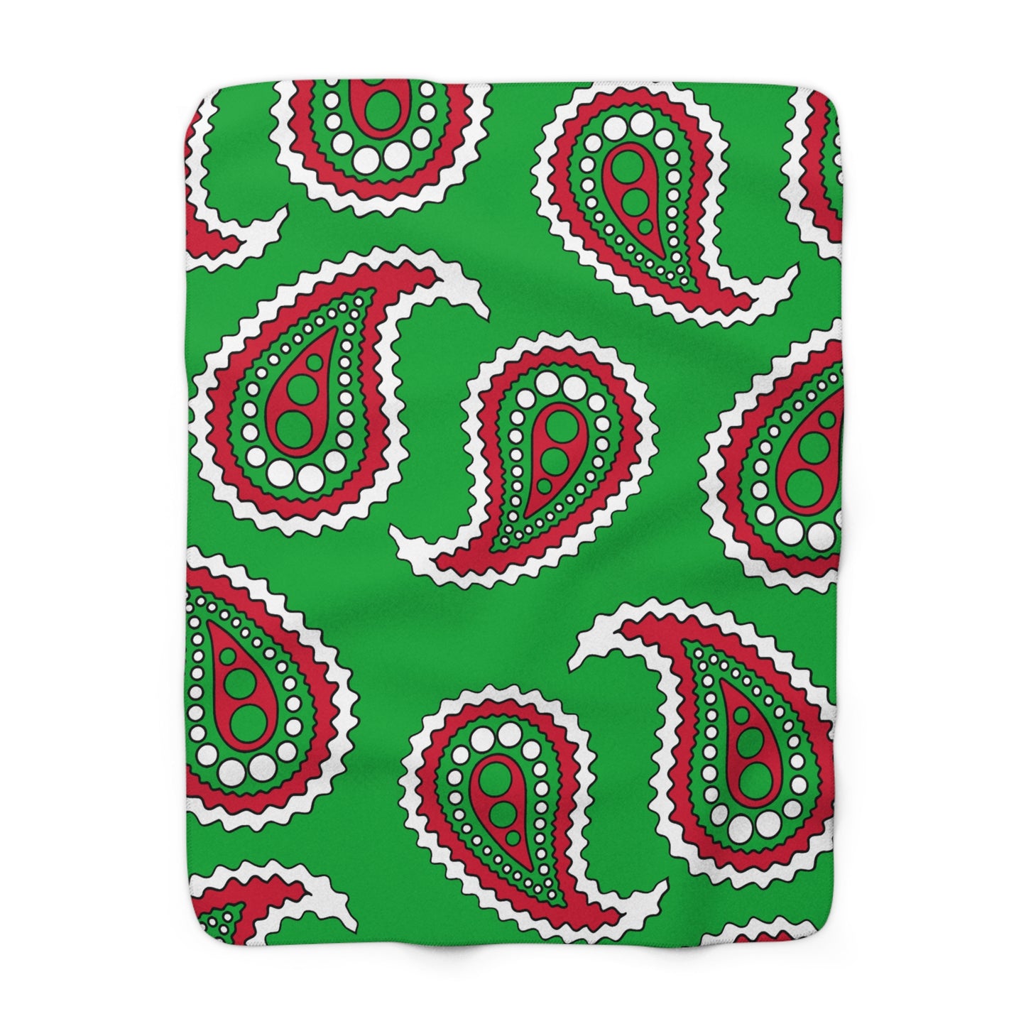Wales Retro Paisley Blanket Throw