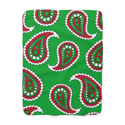 Wales Retro Paisley Blanket Throw
