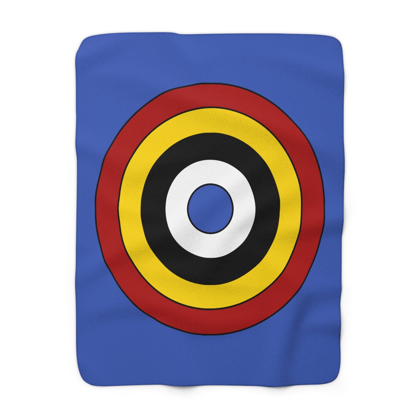 Eswatini Retro Target Blanket Throw