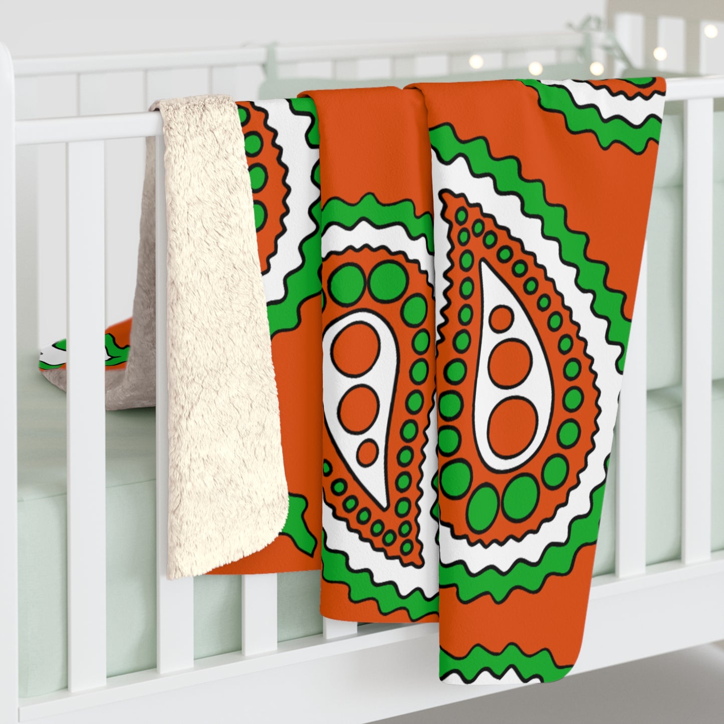 Niger Retro Paisley Blanket Throw