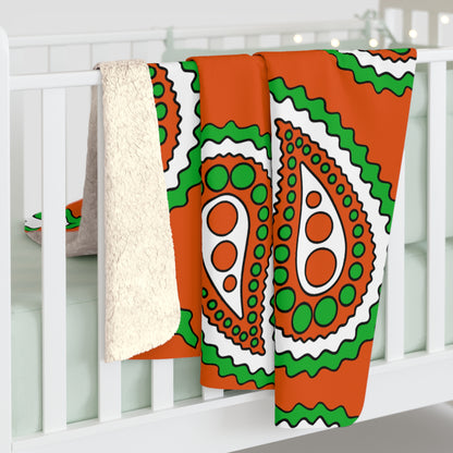 Niger Retro Paisley Blanket Throw