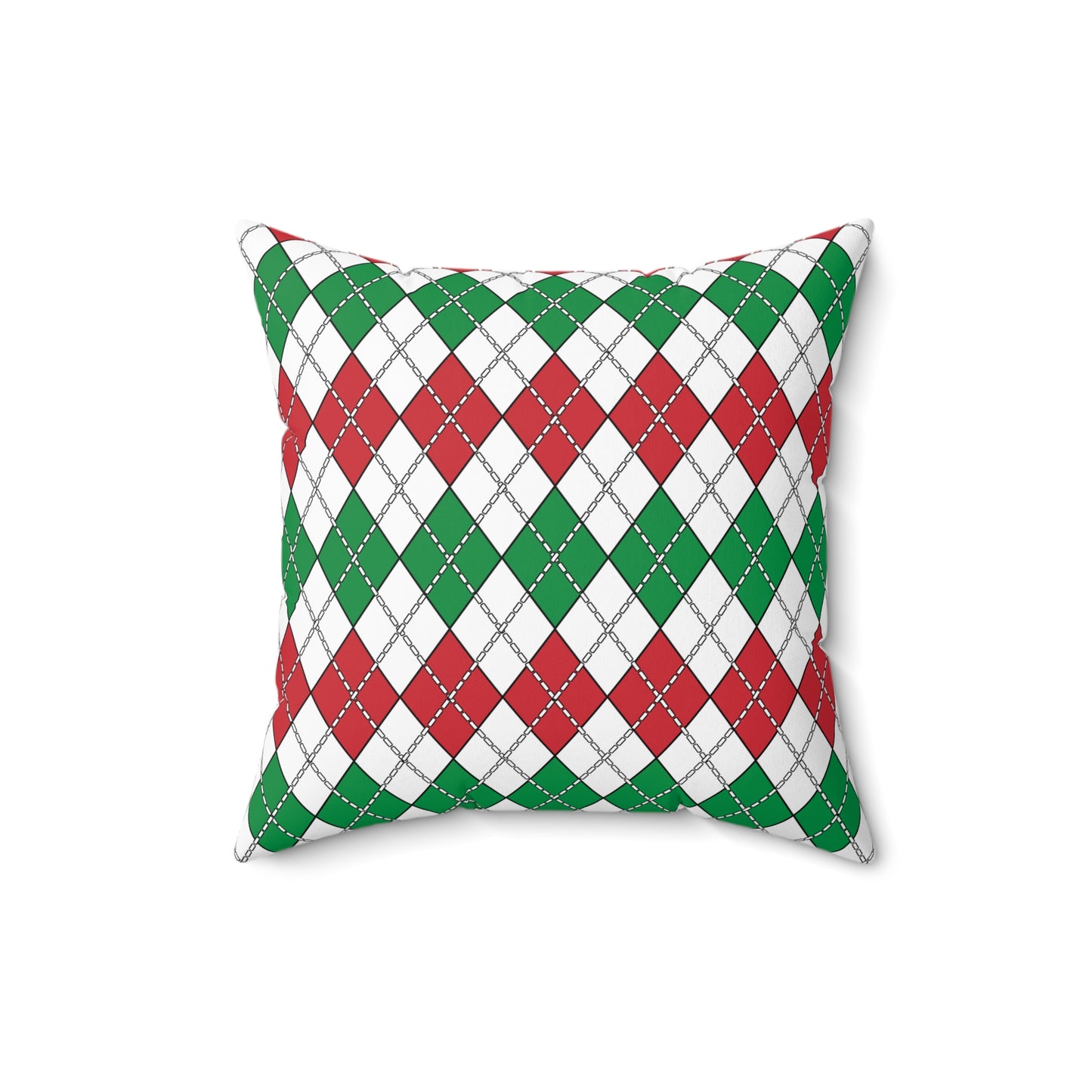 Italy Retro Argyle Cushion Pillow