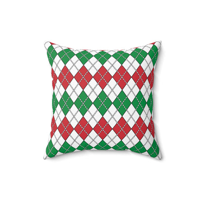 Italy Retro Argyle Cushion Pillow