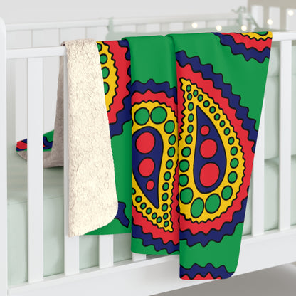 Mauritius Retro Paisley Blanket Throw