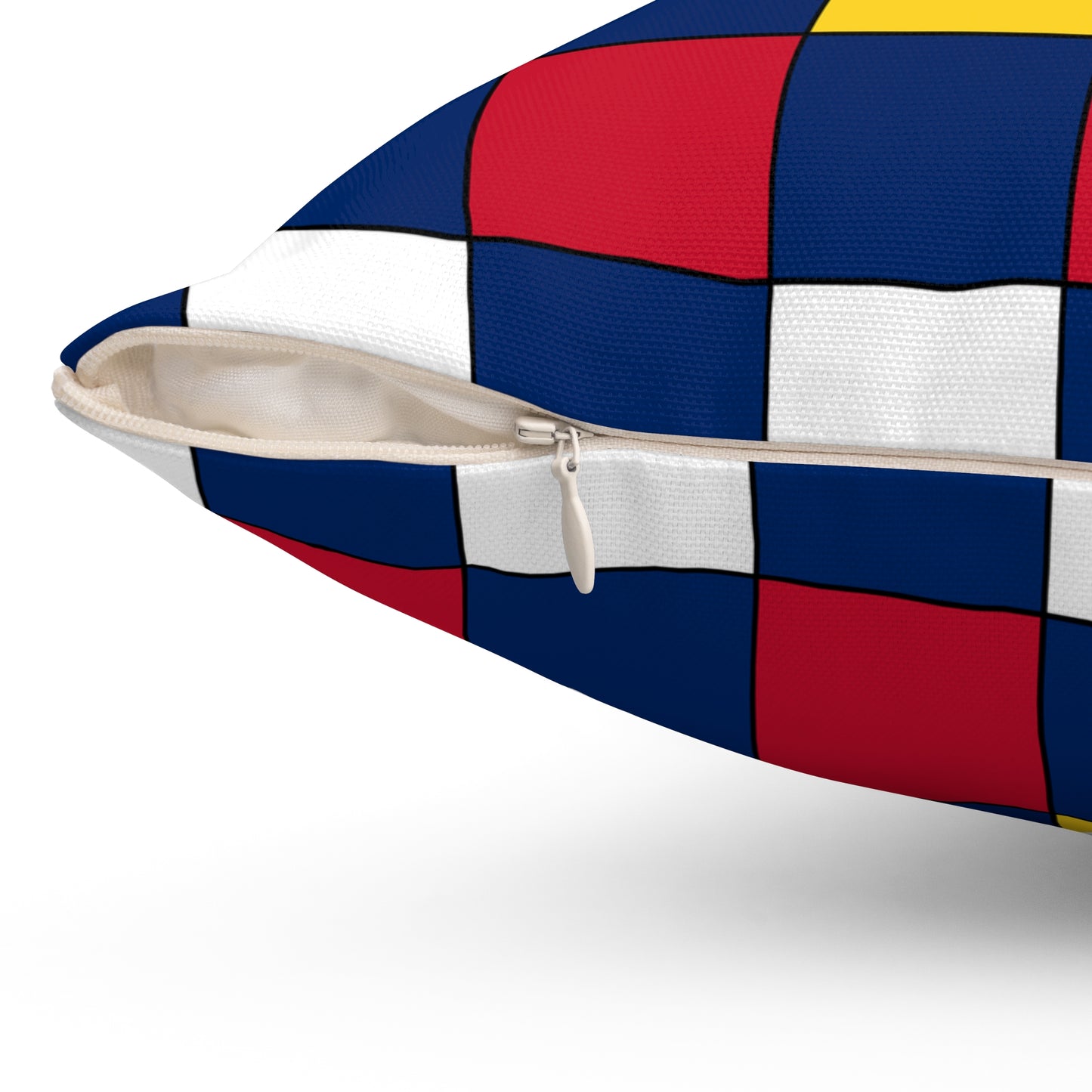 Turks And Caicos Islands Retro Check Cushion Pillow
