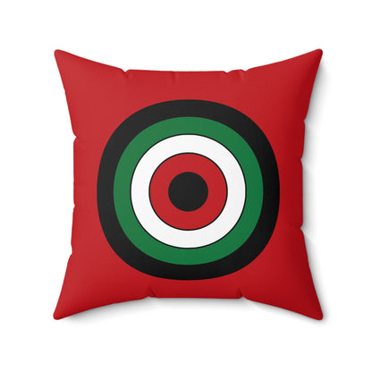 Western Sahara Retro Target Cushion Pillow