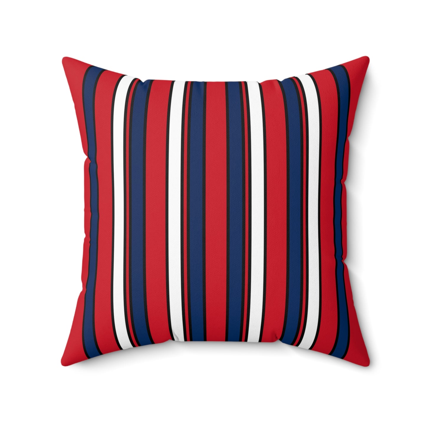 Dominican Republic Retro Stripes Cushion Pillow