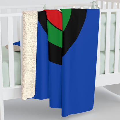 South Sudan Retro Target Blanket Throw