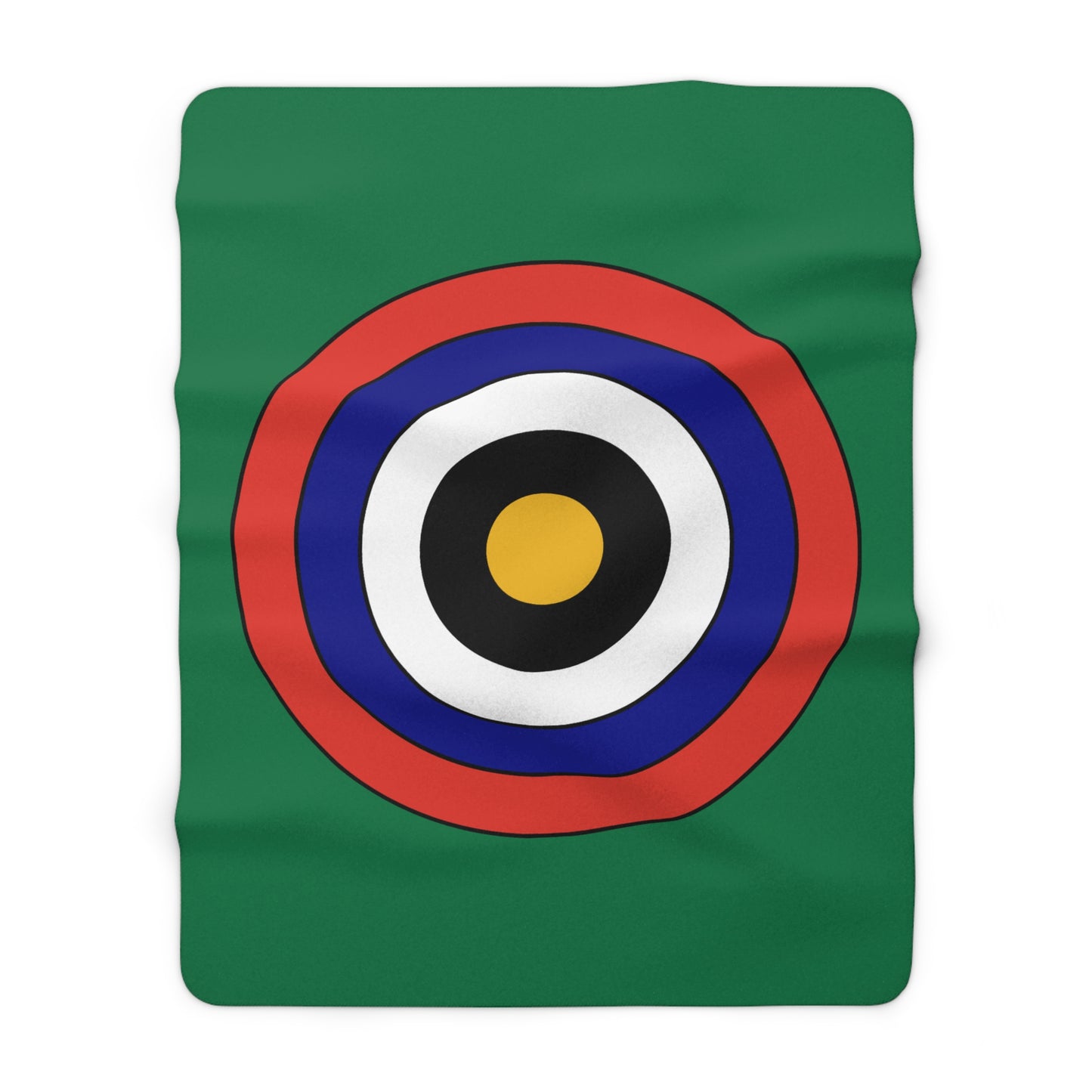 South Africa Retro Target Blanket Throw
