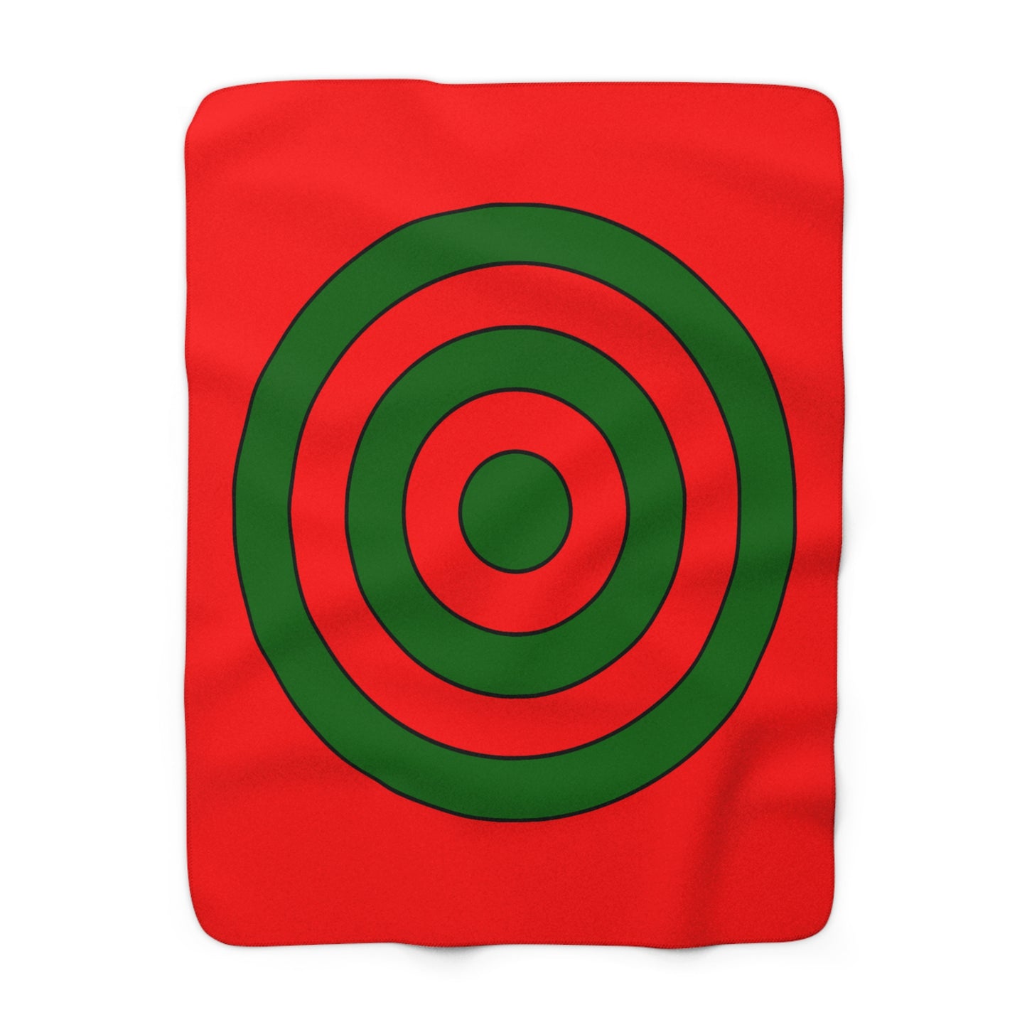 Portugal Retro Target Blanket Throw