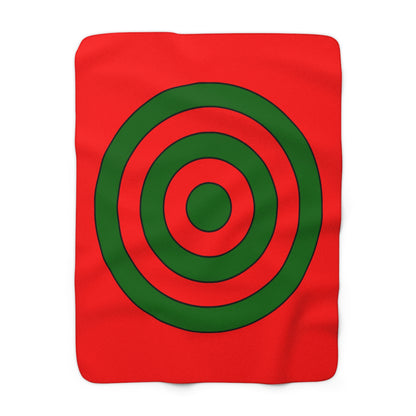 Portugal Retro Target Blanket Throw