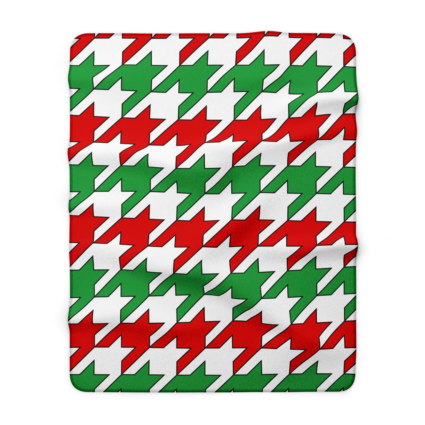 Iran Retro Houndstooth Blanket Throw