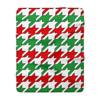 Iran Retro Houndstooth Blanket Throw
