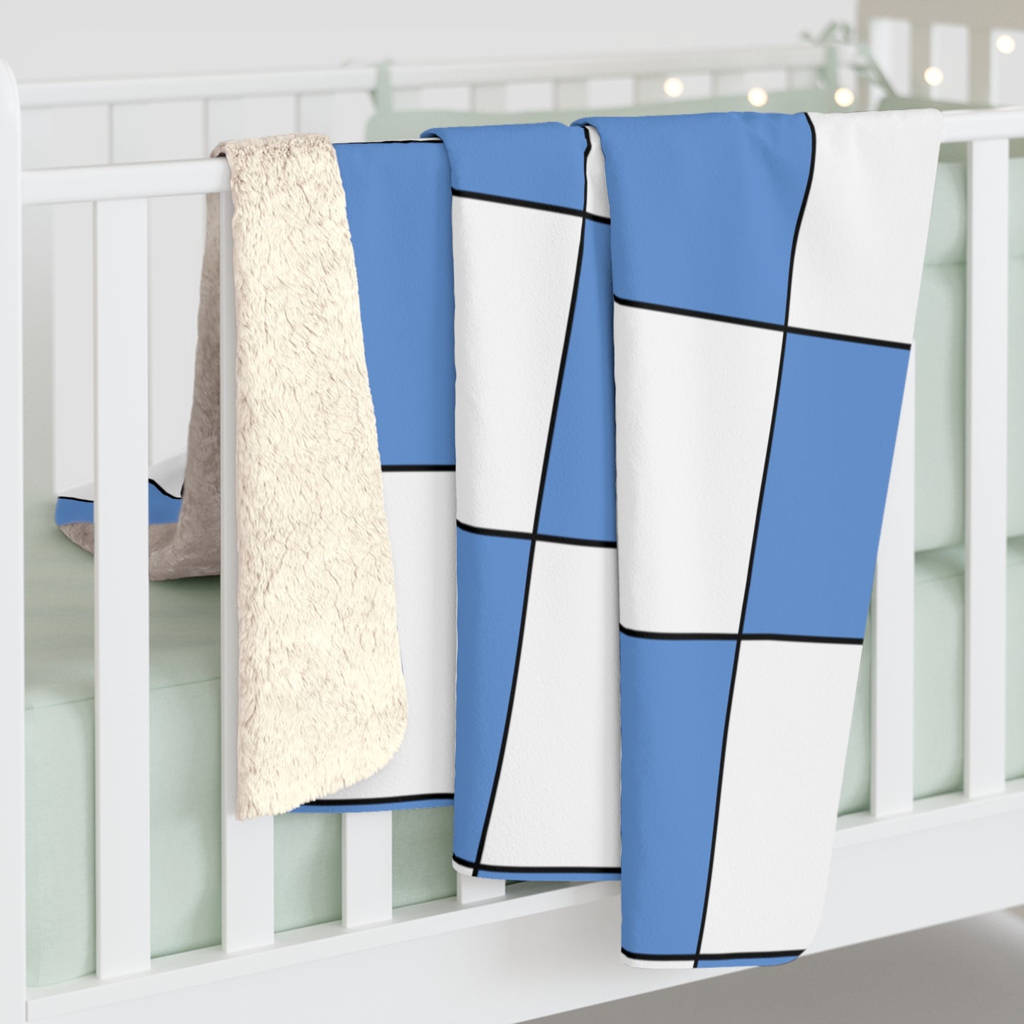 Micronesia Retro Check Blanket Throw