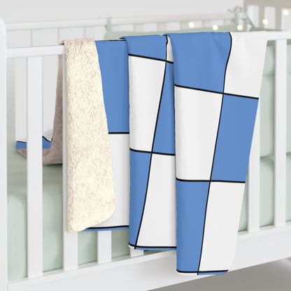 Micronesia Retro Check Blanket Throw