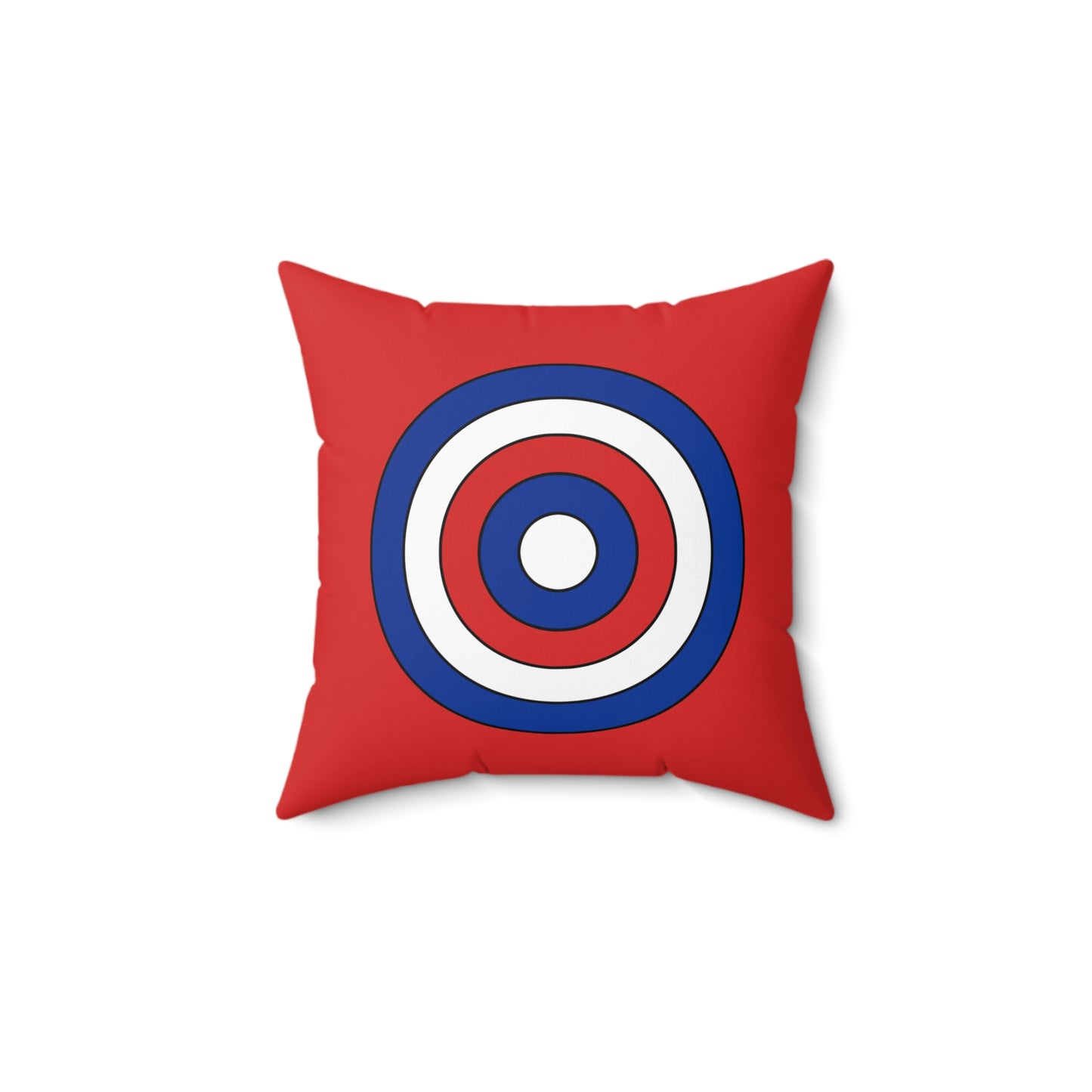 Bouvet Island Retro Target Cushion Pillow