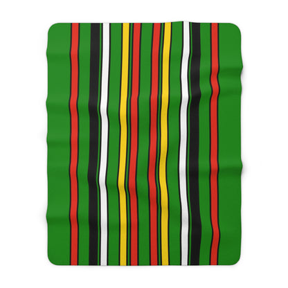 Dominica Retro Stripes Blanket Throw