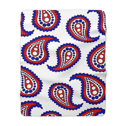 Panama Retro Paisley Blanket Throw