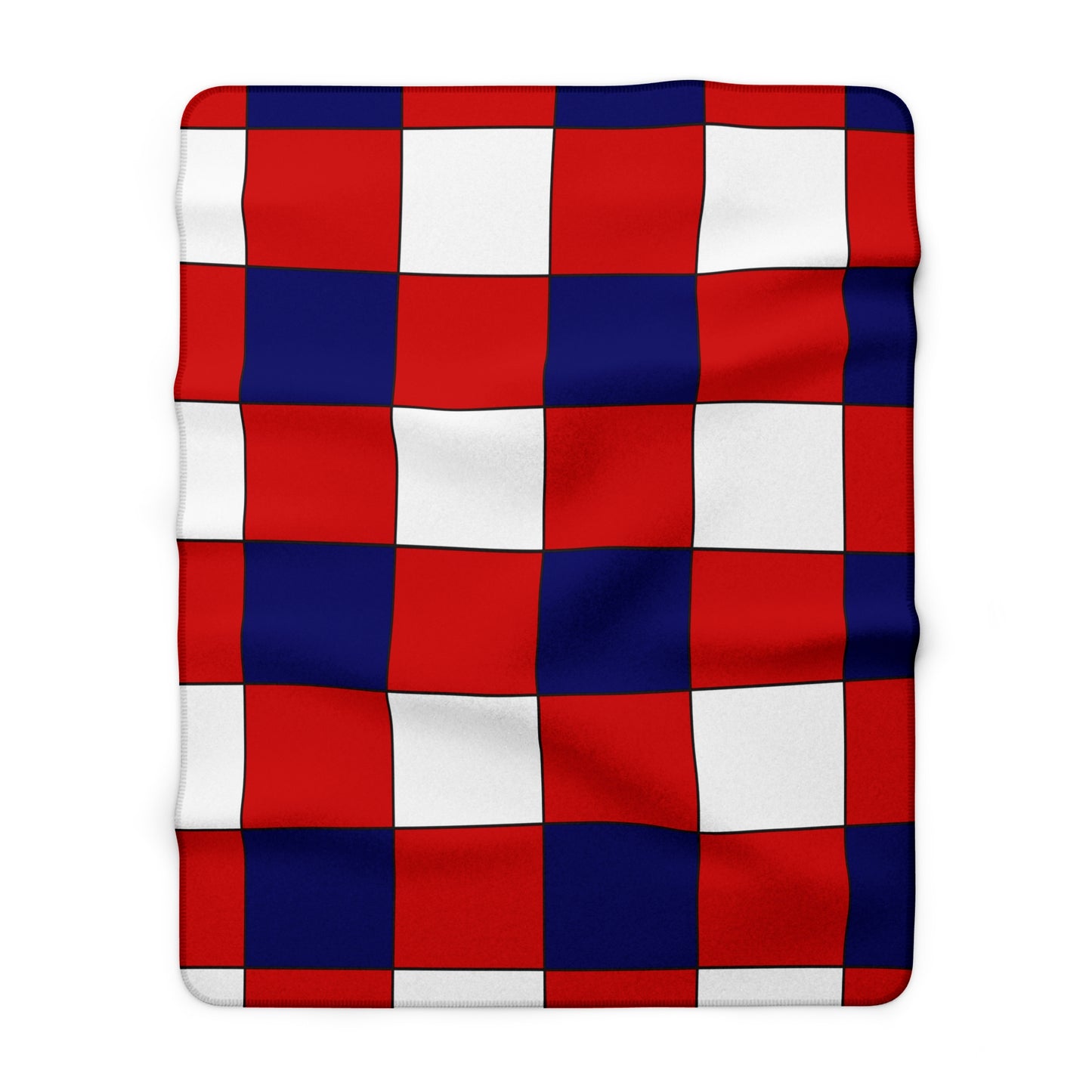Nepal Retro Check Blanket Throw