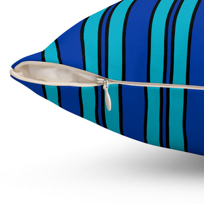 Pacific Islands Retro Stripes Cushion Pillow