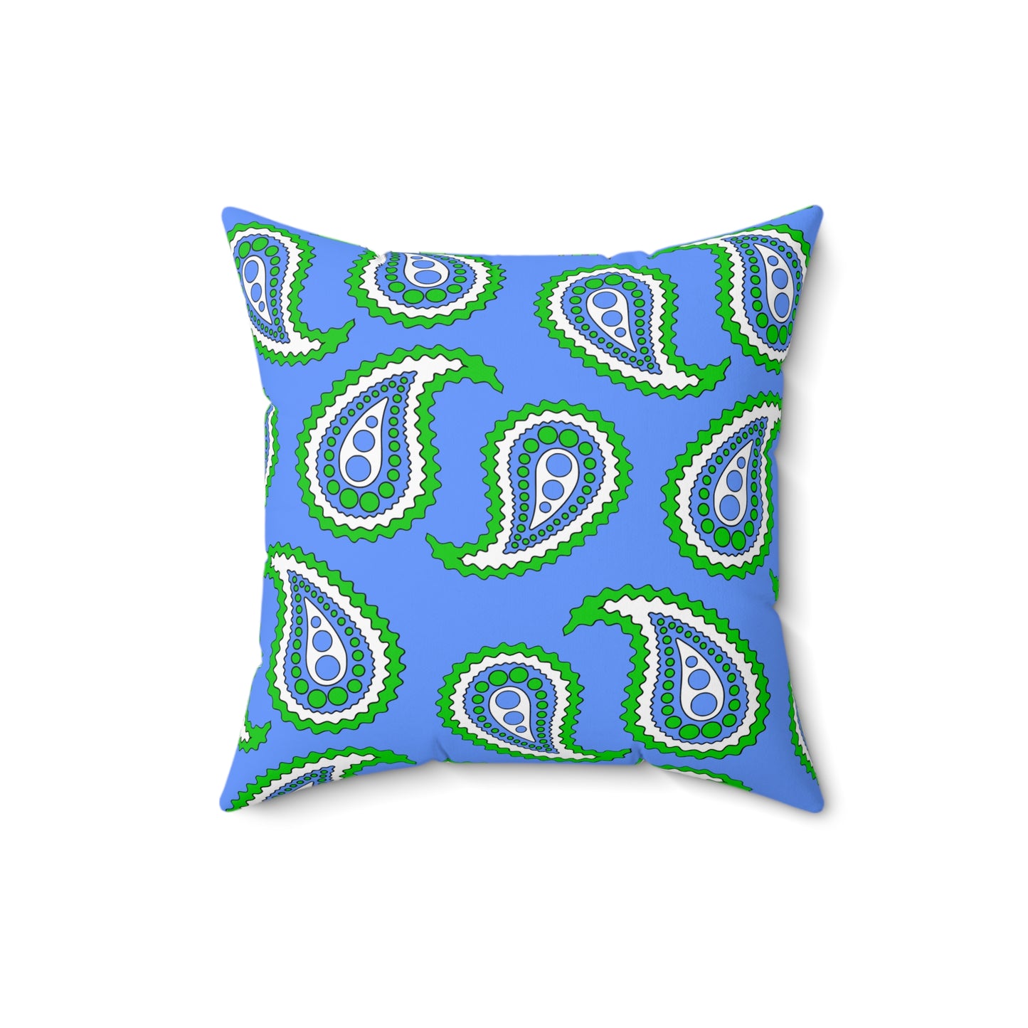Djibouti Retro Paisley Cushion Pillow