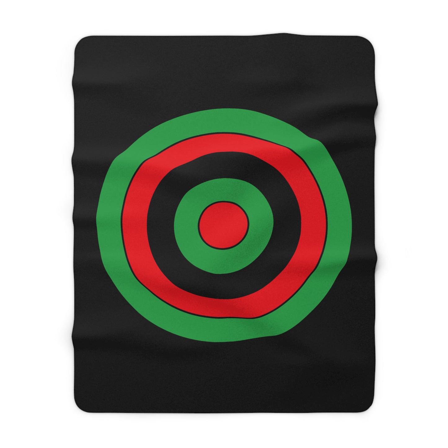 Libya Retro Target Blanket Throw