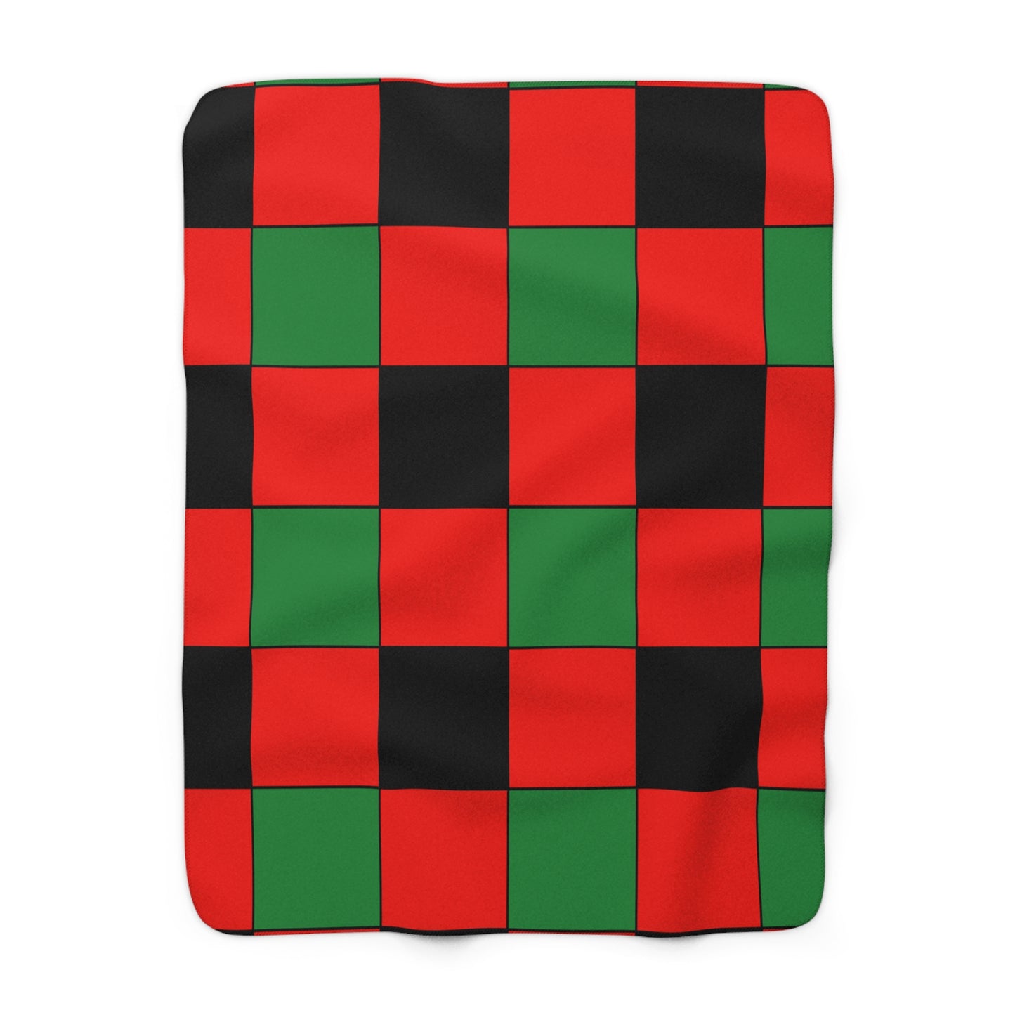 Malawi Retro Check Blanket Throw