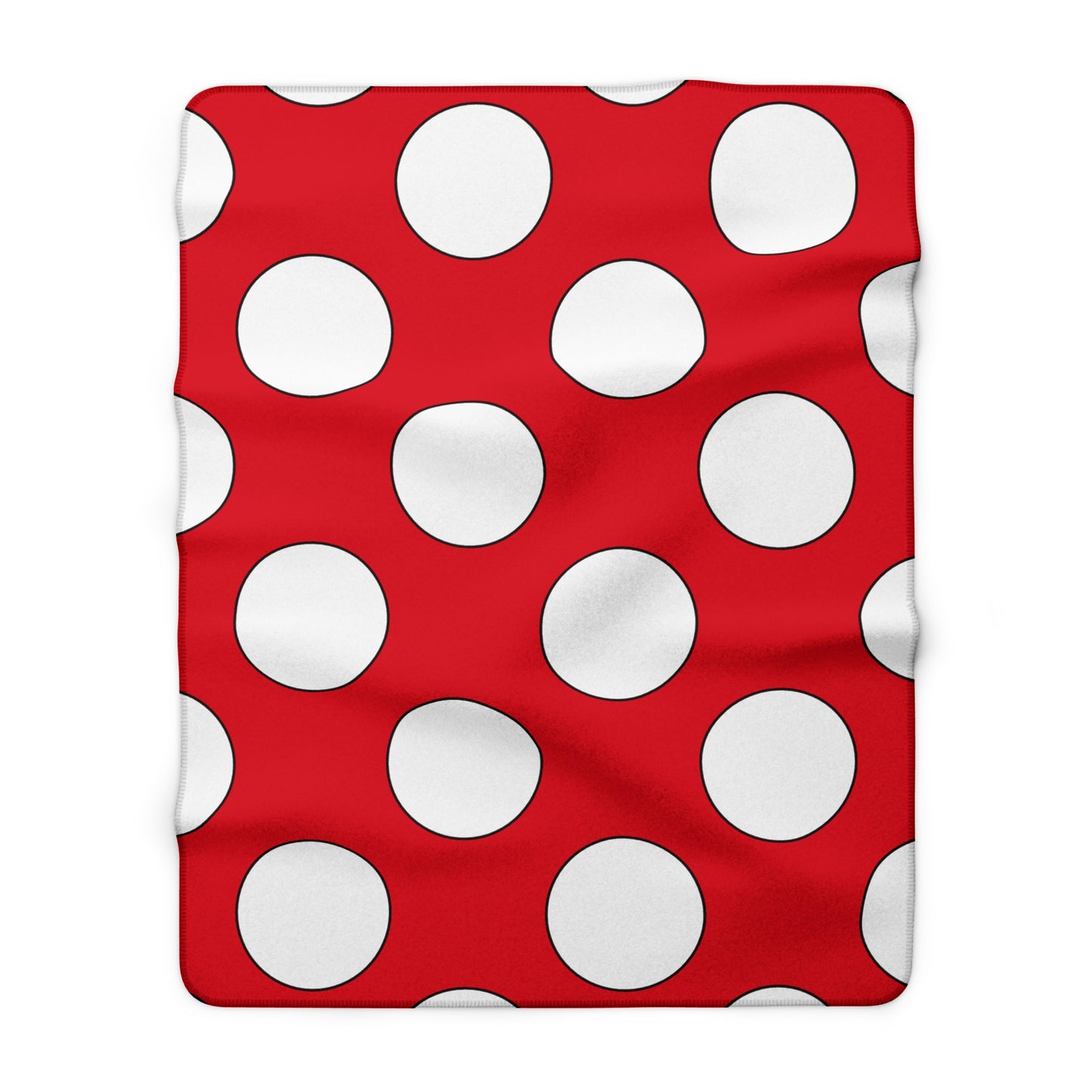 Peru Retro Polka Dots Blanket Throw