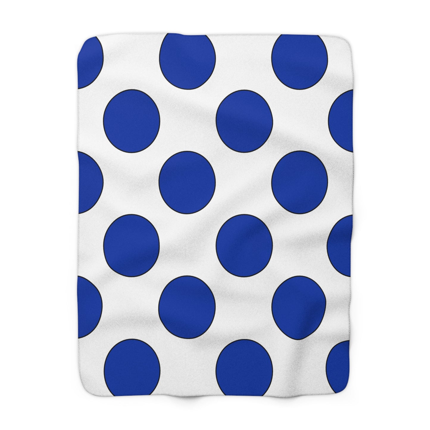 Uruguay Retro Polka Dots Blanket Throw