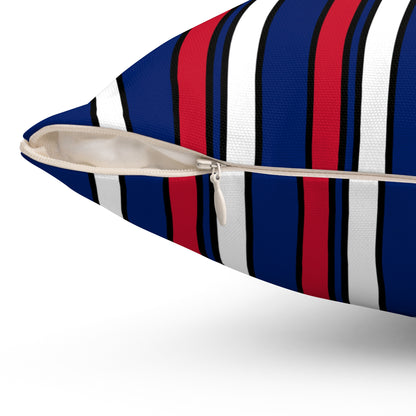 Ascension Island Retro Stripes Cushion Pillow