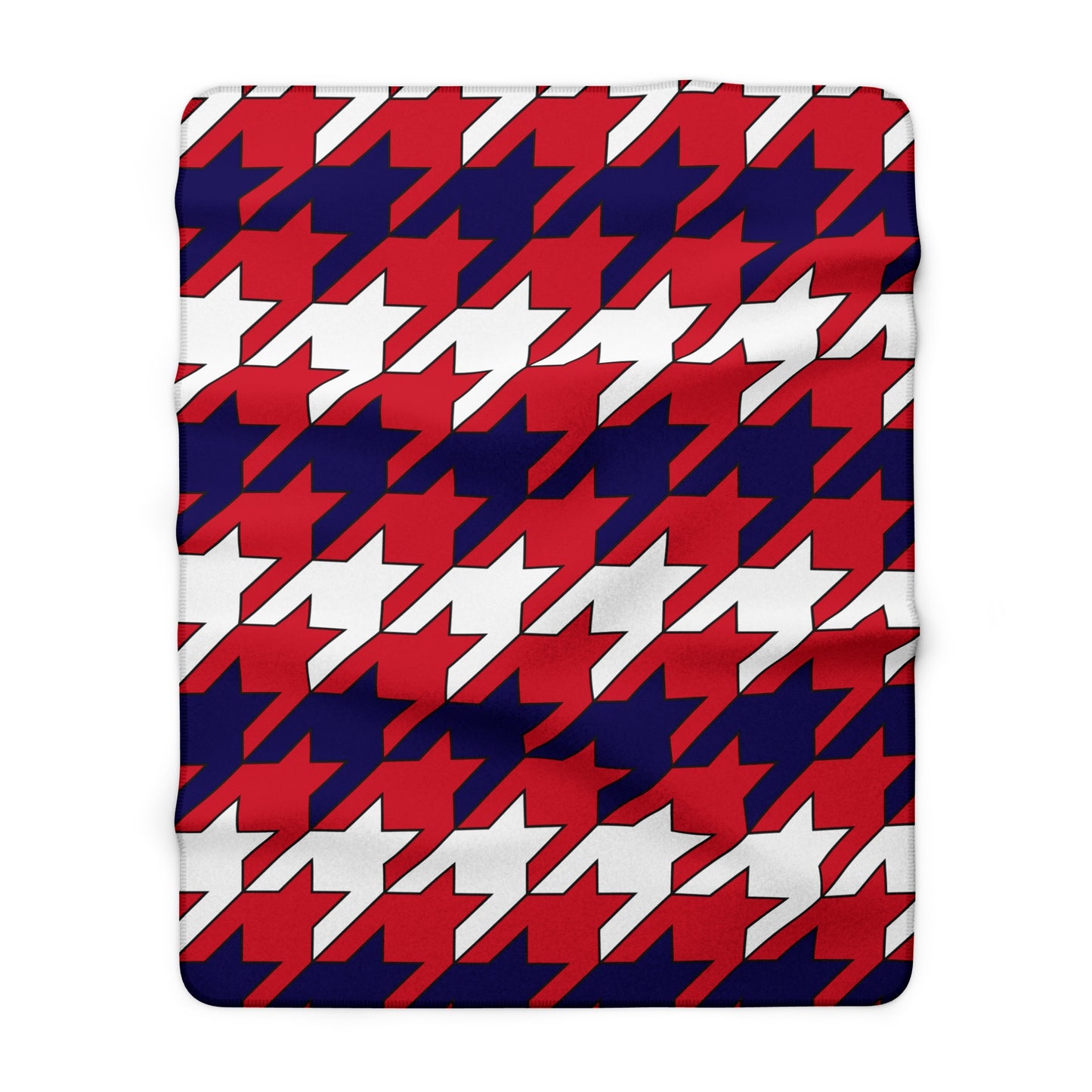 Bermuda Retro Houndstooth Blanket Throw
