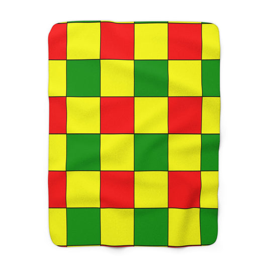 Mali Retro Check Blanket Throw