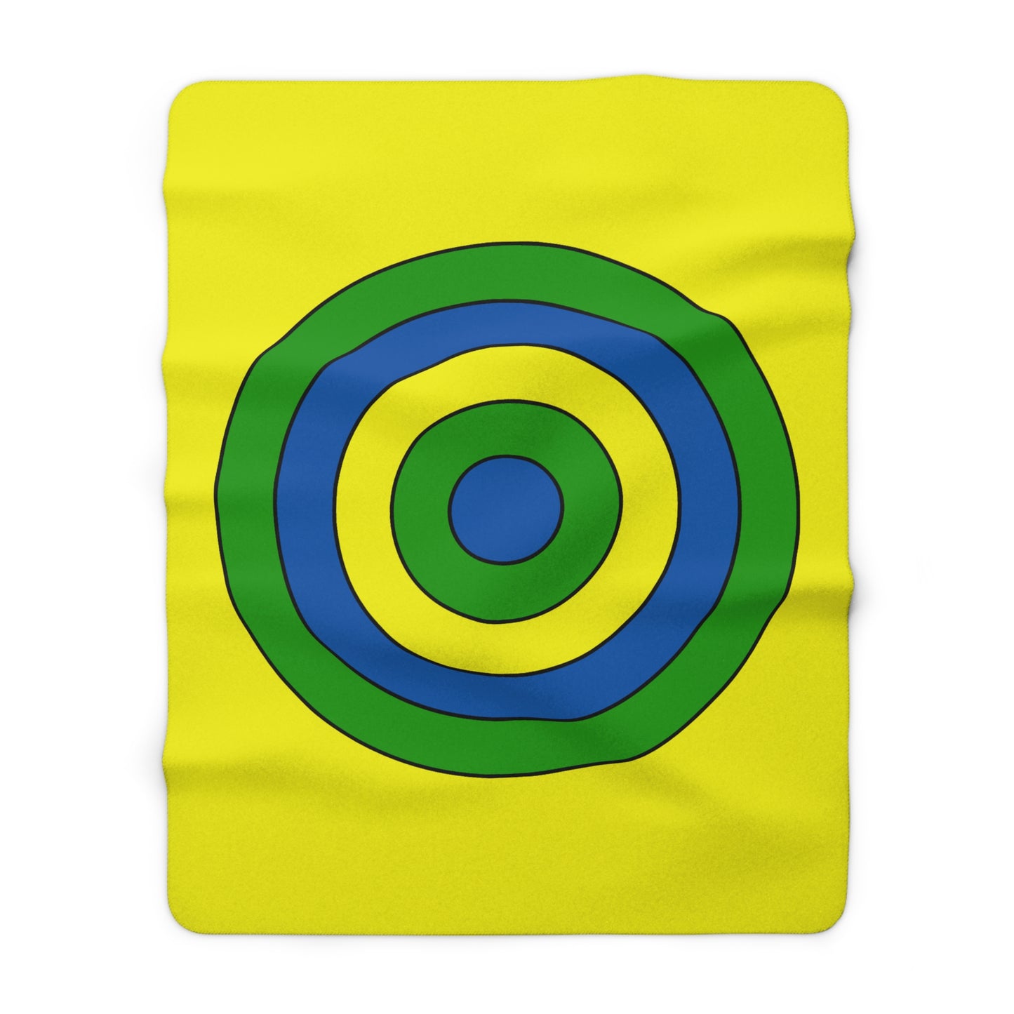 Saint Vincent And The Grenadines Retro Target Blanket Throw