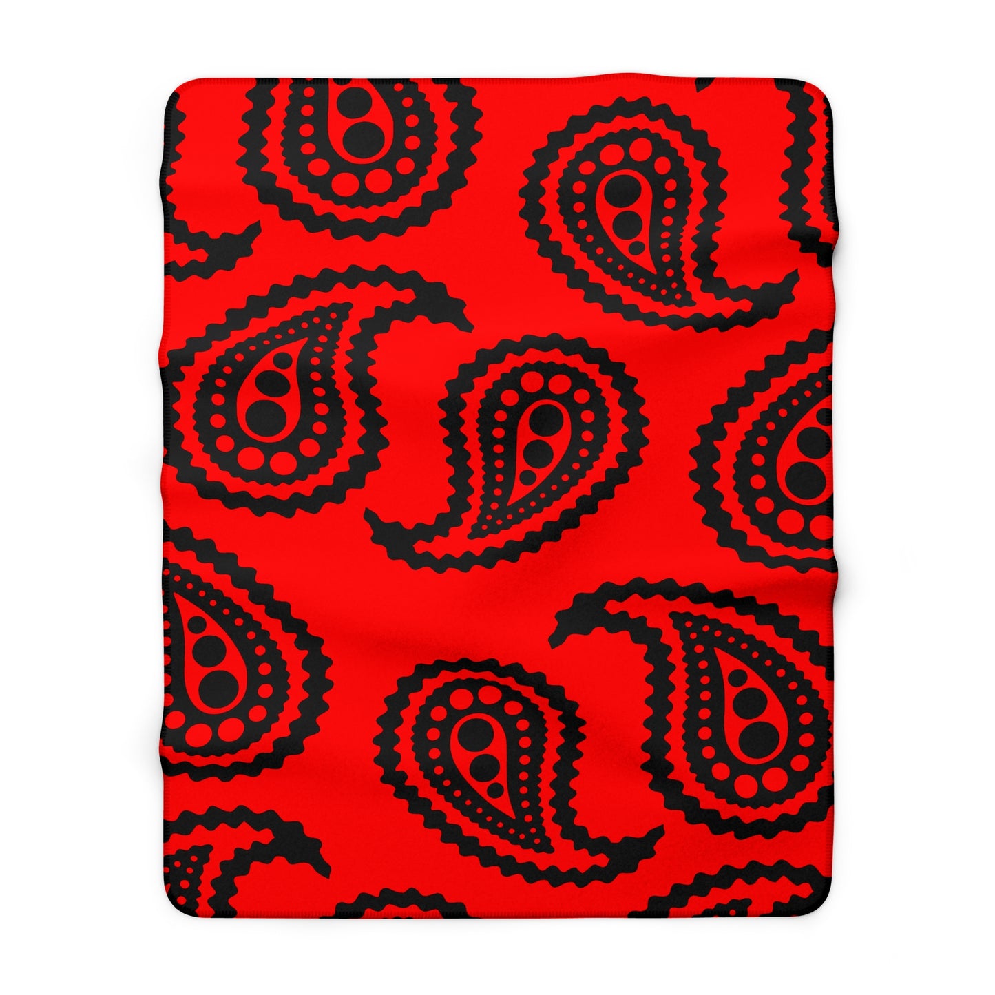 Albania Retro Paisley Blanket Throw