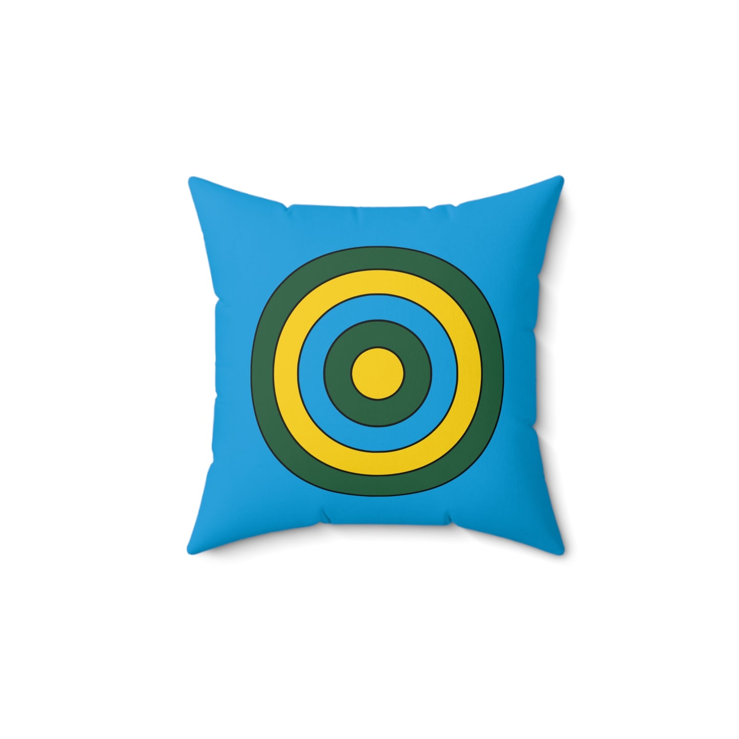 Rwanda Retro Target Cushion Pillow
