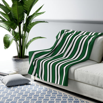Saudi Arabia Retro Stripes Blanket Throw