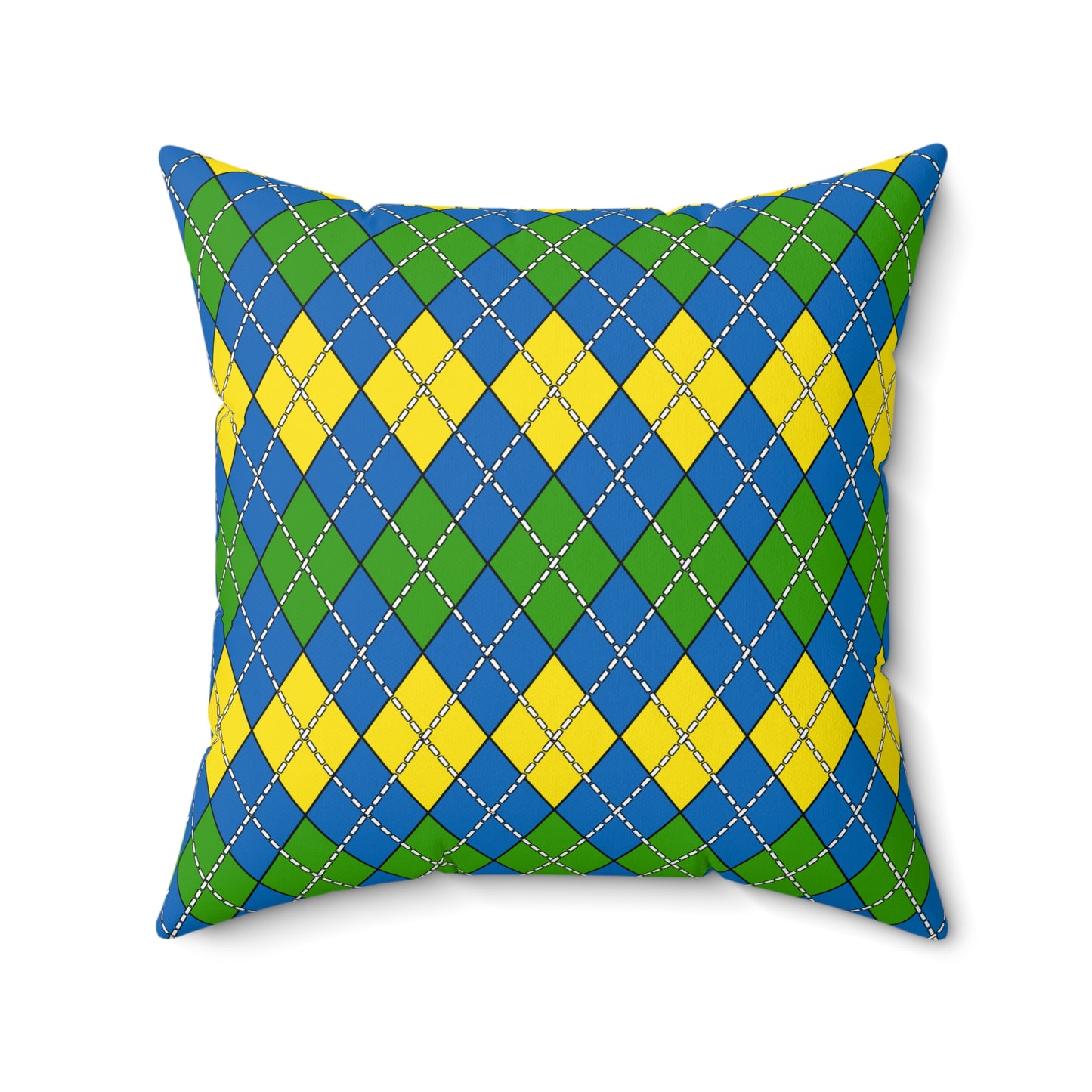 Gabon Retro Argyle Cushion Pillow
