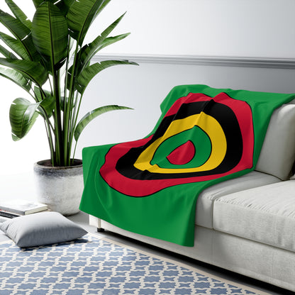 Vanuatu Retro Target Blanket Throw