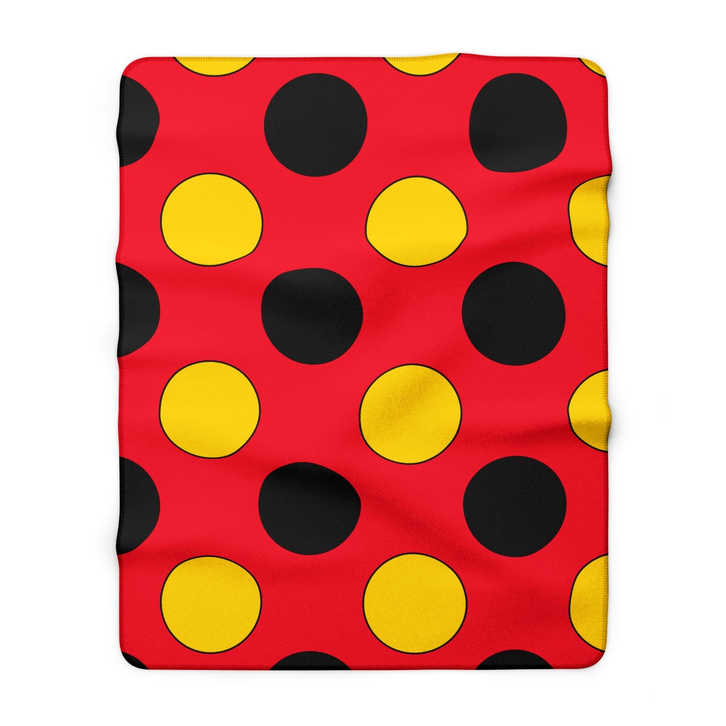 Belgium Retro Polka Dots Blanket Throw