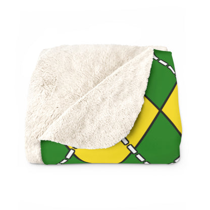 Togo Retro Argyle Blanket Throw