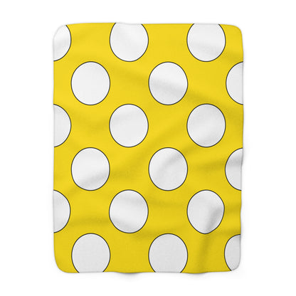Vatican City Retro Polka Dots Blanket Throw