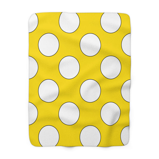Vatican City Retro Polka Dots Blanket Throw