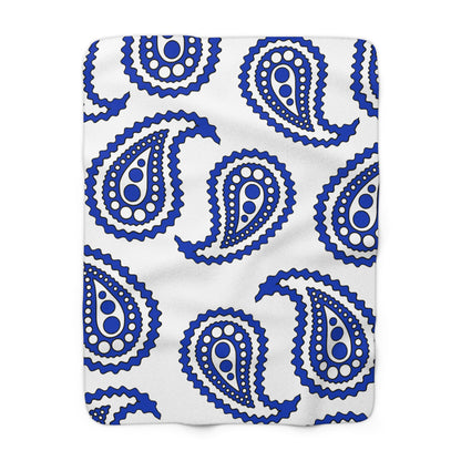 Israel Retro Paisley Blanket Throw