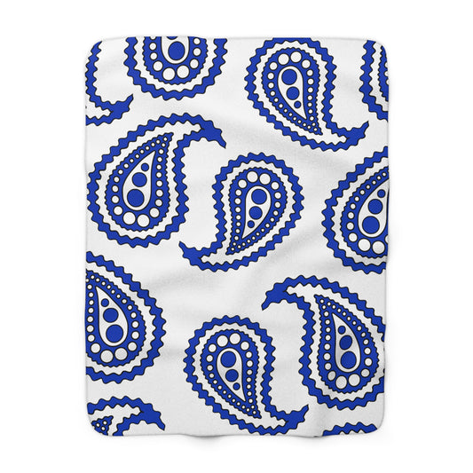 Israel Retro Paisley Blanket Throw