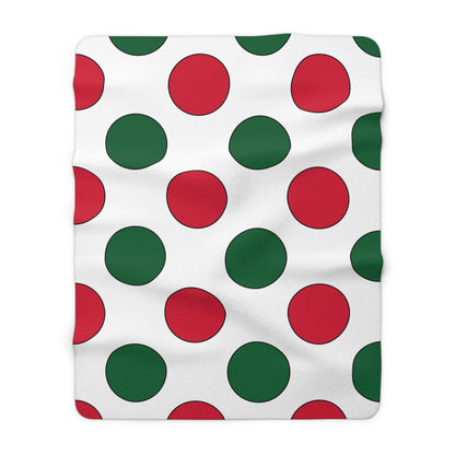 Algeria Retro Polka Dots Blanket Throw